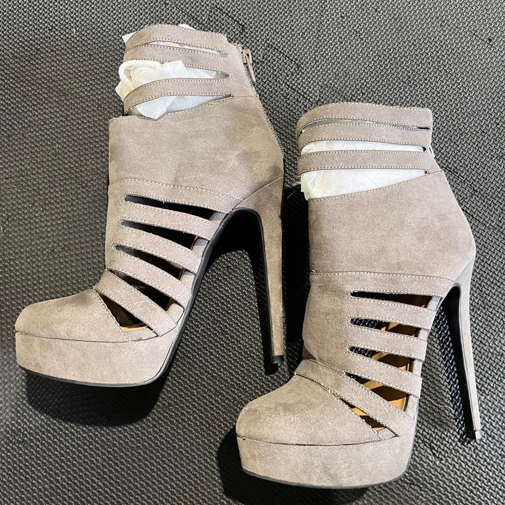Just fab platform booties
